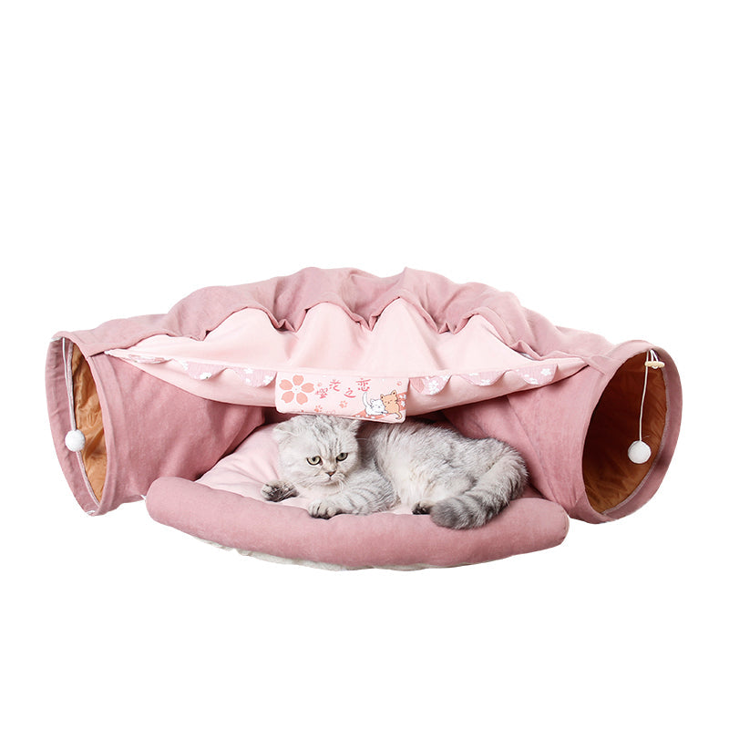 Cat Tunnel Bed